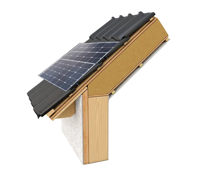 Technik PV Anlage Modell Photovoltaik Energieerzeugung Dach 